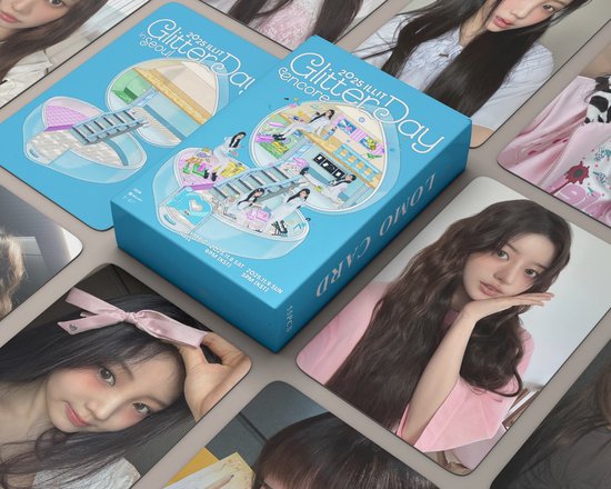 KPOP 55pcs/box ILLIT 2025 Glitter Day Laser Photocard