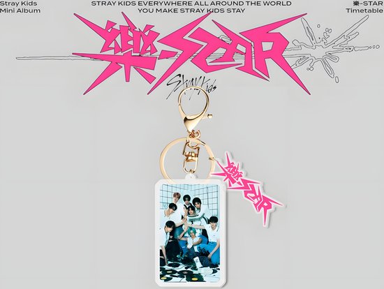 Stray Kids ROCK-STAR Keyring Acrylic Keychain