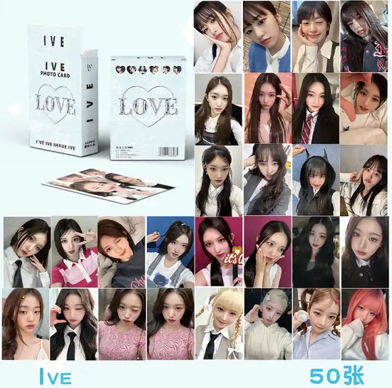 IVE Photocard Holographic IVE 50pcs/box