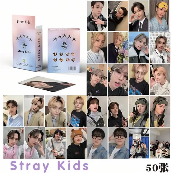 Stray Kids Photocard Holographic Stray kids 50pcs/box