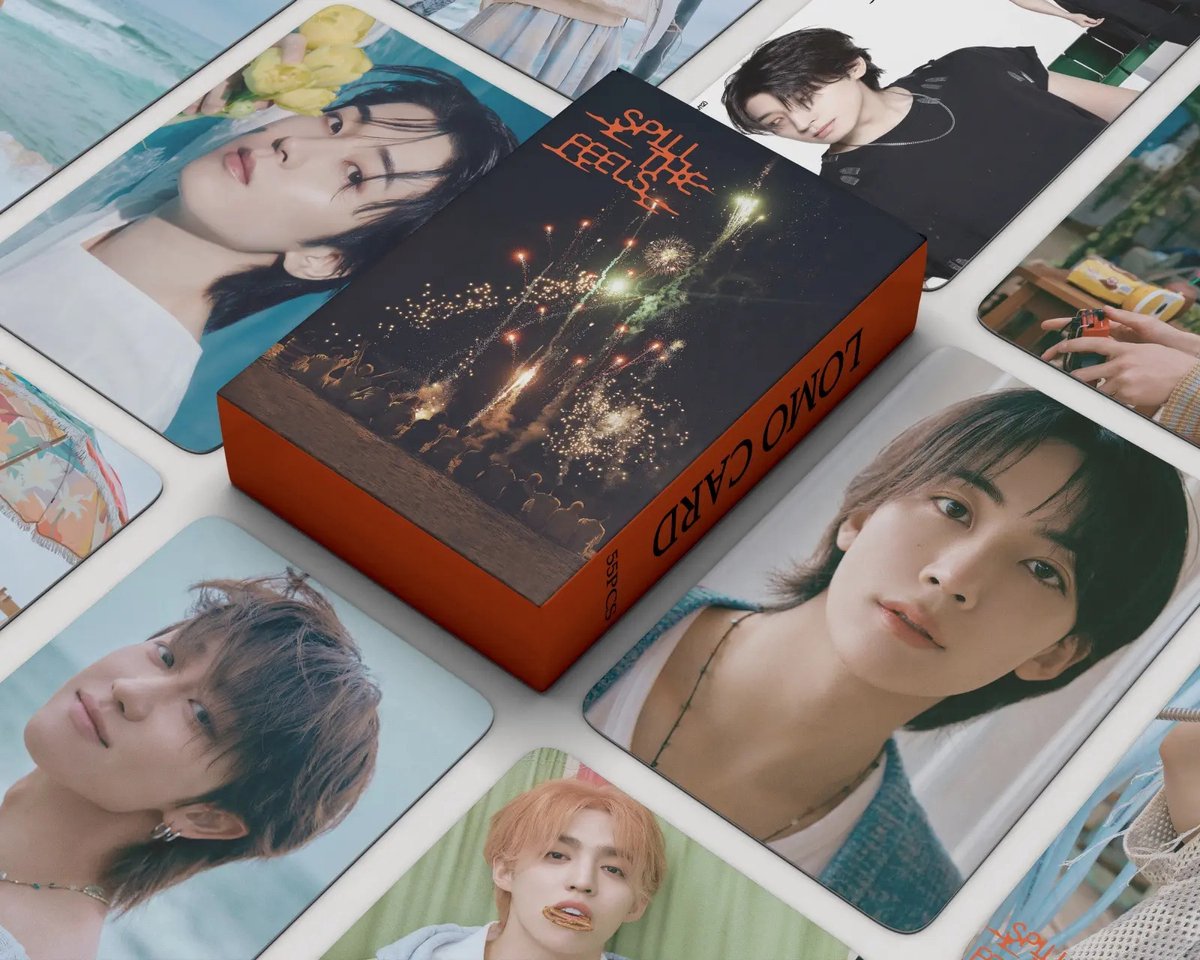 KPOP Idol Group 55pcs/box 17 SPILL THE FEELS Photocard [Fotokaarten]
