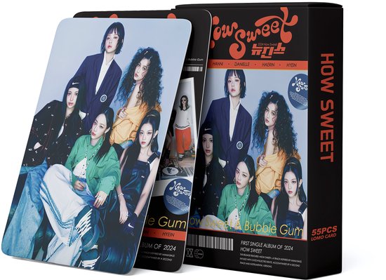 KPOP 55pcs/box New Jeans HOW SWEET Photocard [Fotokaarten]
