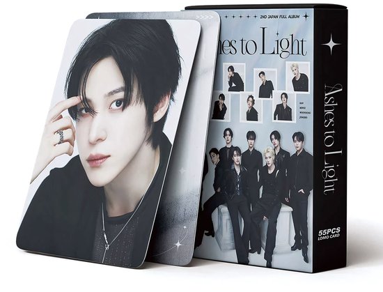 KPOP 55pcs/box ATEEZ Japan Ashes to Light Photocard [Fotokaarten]