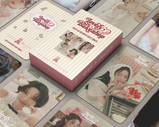 KPOP 55pcs/box G)I-DLE 2025 Season's Greetings Holographic Photocard [Fotokaarten]