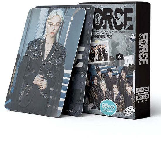 KPOP 95pcs/box Stray Kids Japan 2026 Season's Greetings FORCE Photocard [Fotokaarten]