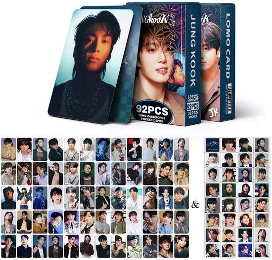 KPOP 92pcs/box Bangtan Boys JungKook Photocard [Fotokaarten]