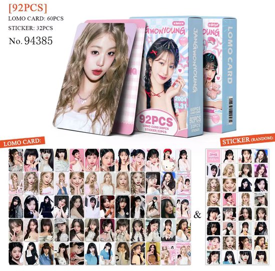 KPOP 92pcs/box IVE WONYOUNG Photocard variant 1