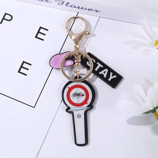 KPOP Straykids Cartoon Soft Rubber PVC Keychain Changbin 3Pcs Charm [Sleutelhanger]