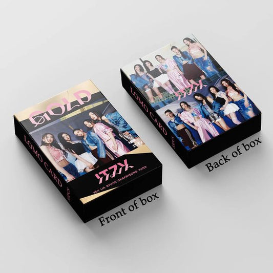 KPOP 55pcs/box ITZY GOLD Photocard [Fotokaarten]