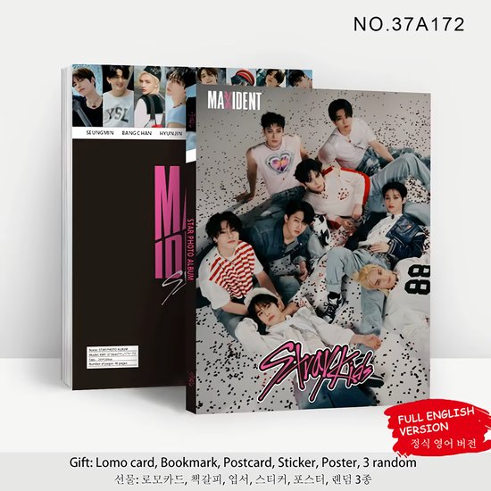 KPOP Idol Stray Kids MAXIDENT Photo Album Photobook variant 3 [Fotoboek]