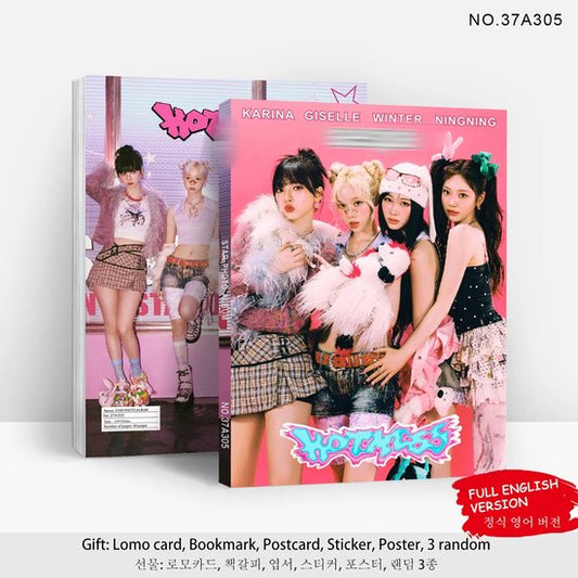 KPOP AESPA HOT MESS Photo Album Photobook pink version [Fotoboek]
