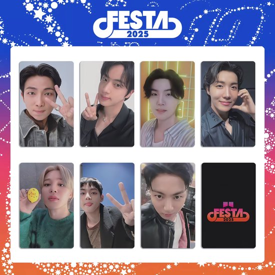 KPOP 7Pcs/Set 2025 FESTA Photocards variant 3 [Fotokaarten]