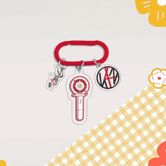 KPOP Straykids Carabiner Bag Charm LightStick Keychain [Sleutelhanger]