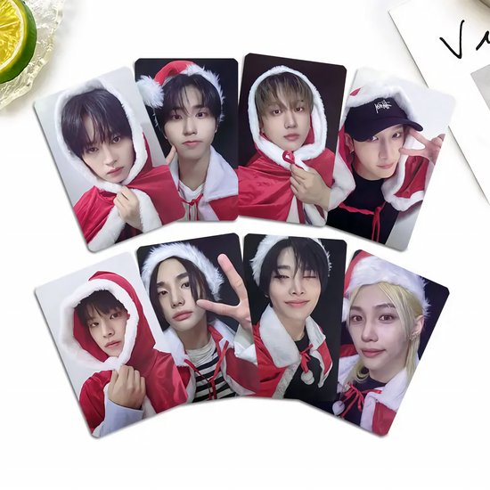 KPOP 8pcs/set Stray Kids SKZ'S Christmas Photocard [Fotokaarten]