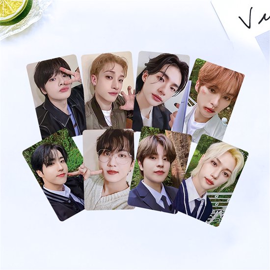 KPOP Stray Kids ROCK STAR Album Photocards 8Pcs/Set Double-Sided variant 3 [Fotokaarten]