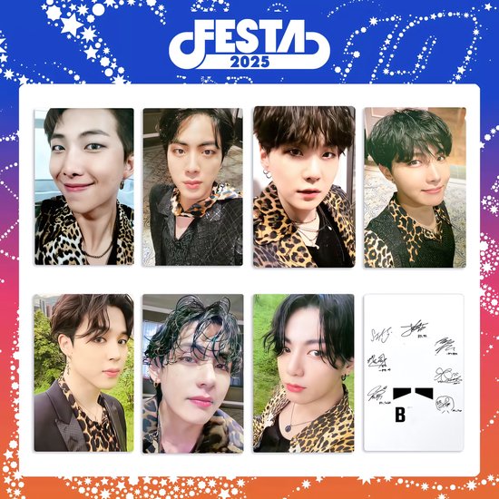 KPOP 7Pcs/Set 2025 FESTA Photocards variant 4 [Fotokaarten]