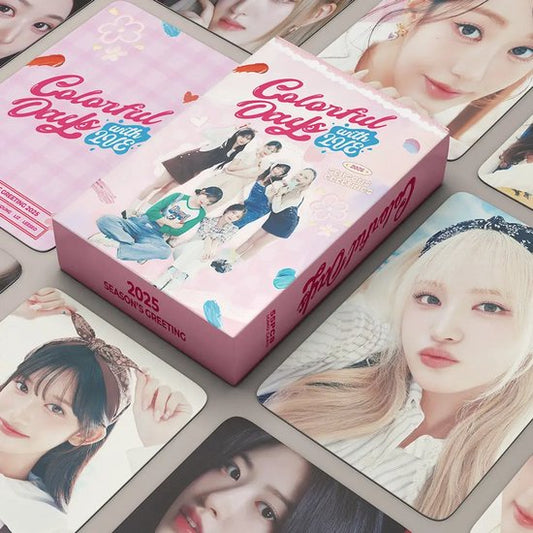 KPOP 55pcs/box IVE 2025 SEASON'S GREETINGS Photocard [Fotokaarten]