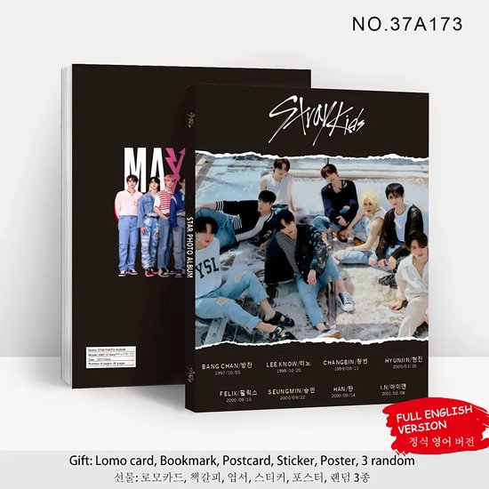 KPOP Idol Stray Kids MAXIDENT Photo Album Photobook variant 2 [Fotoboek]