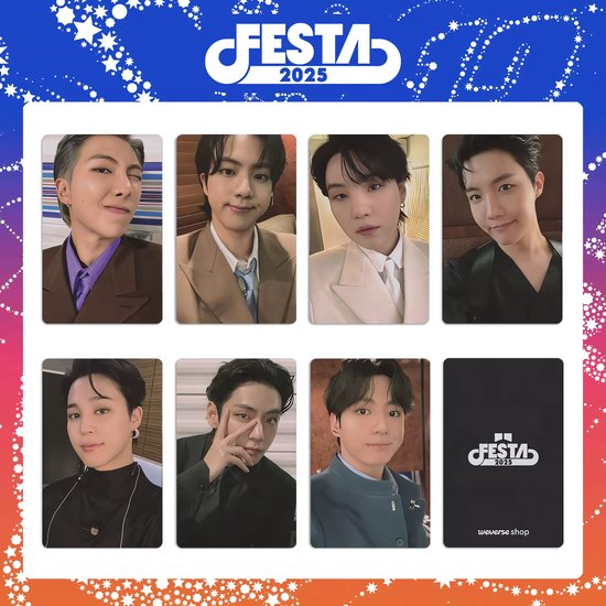 KPOP 7Pcs/Set 2025 FESTA Photocards variant 2 [Fotokaarten]