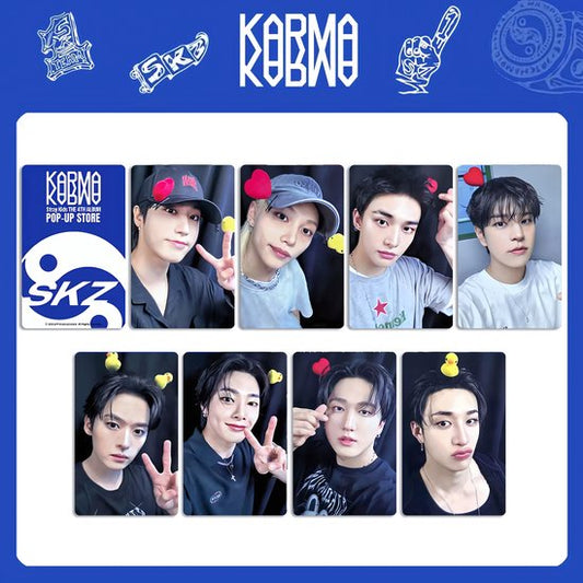 KPOP 8Pcs/Set Straykids Photocards KARMA JAPAN Album SOUNDSWAVE [Fotokaarten]