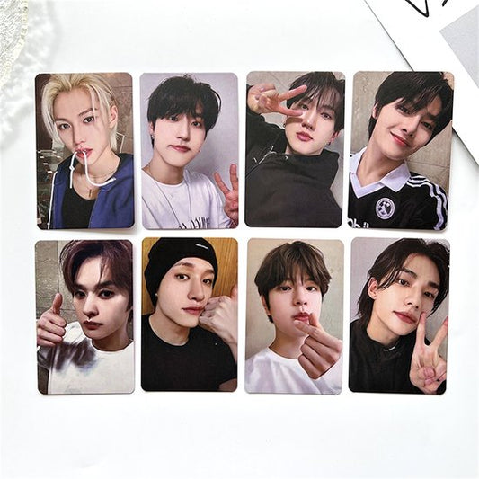 KPOP Stray Kids ROCK STAR Album Photocards 8Pcs/Set Double-Sided variant 2 [Fotokaarten]