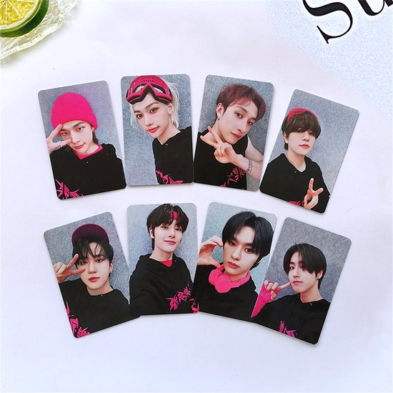 KPOP Stray Kids ROCK STAR Album Photocards 8Pcs/Set Double-Sided variant 4 [Fotokaarten]