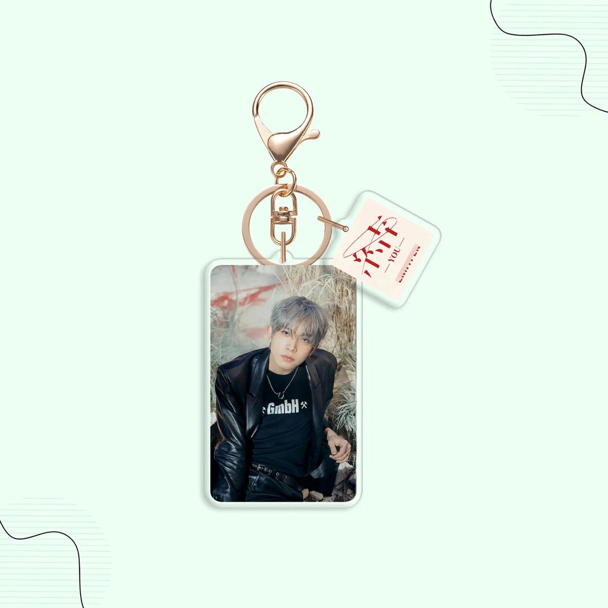 KPOP ENHYPEN ENH Plastic Keyring Acrylic Keychain