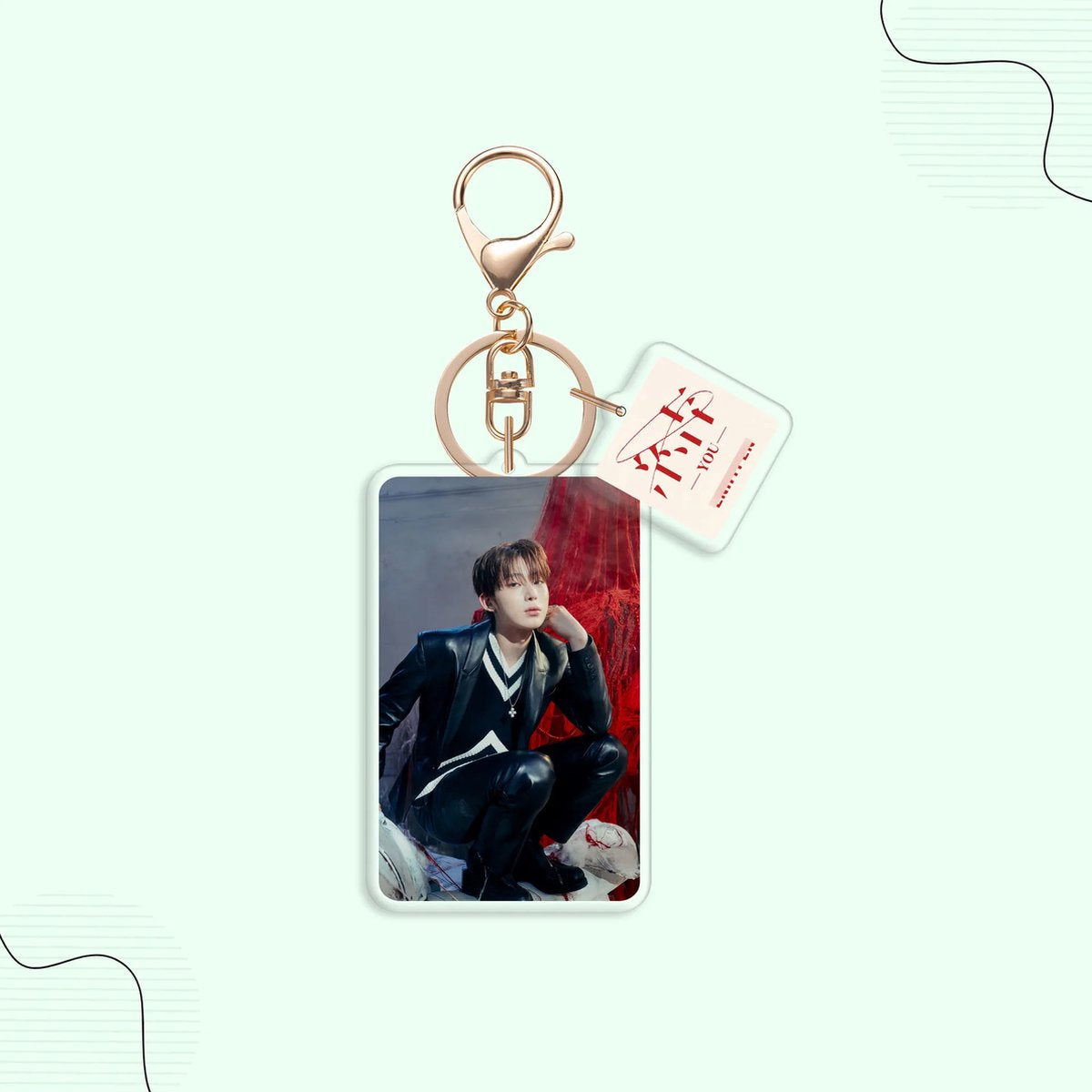 KPOP ENHYPEN ENH Plastic Keyring Acrylic Keychain