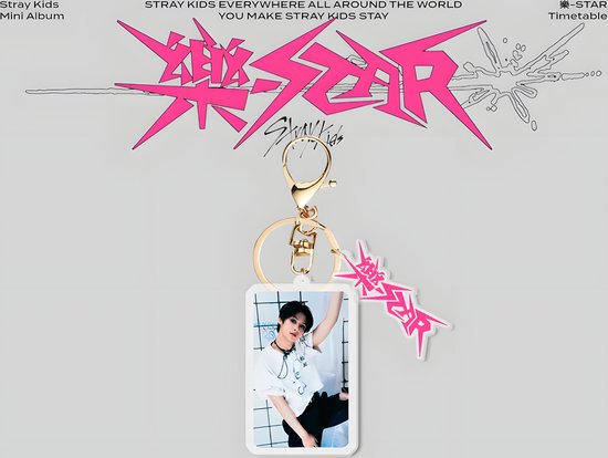 Stray Kids ROCK-STAR Keyring Acrylic Keychain