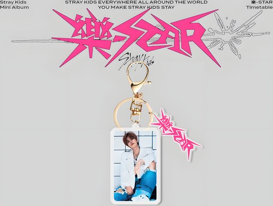 Stray Kids ROCK-STAR Keyring Acrylic Keychain