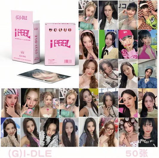 (G)I-dle Photocard Holographic (G)-idle  50pcs/box