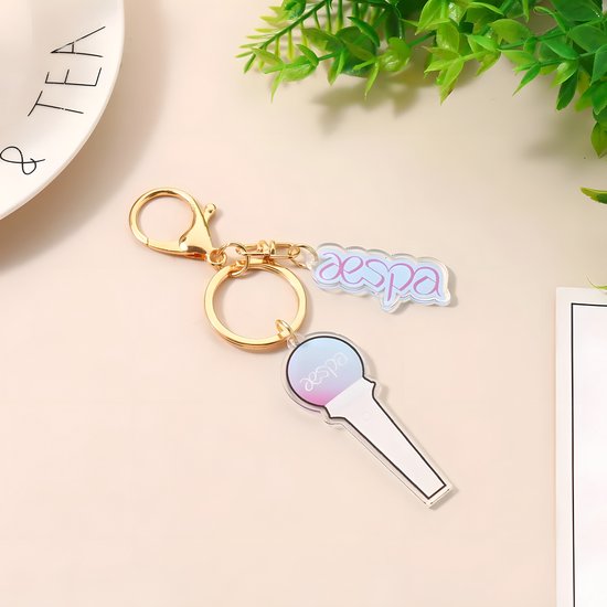 KPOP Lightstick Keyring Keychain Acrylic (various artist)