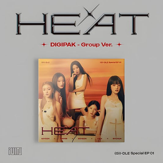 (G)I-DLE – Special Album [HEAT] (DIGIPAK Group Ver.) [K-POP ALBUM]